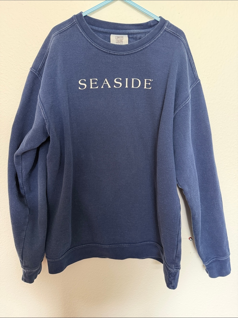 Comfort Colors SEASIDE Navy Crewneck Sweatshirt